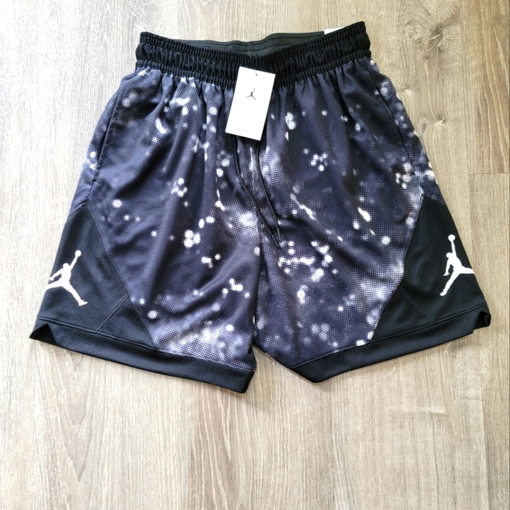 BRAND NEW Jordan Dri-FIT Air Diamond Allover Printed Shorts Men's Size Large